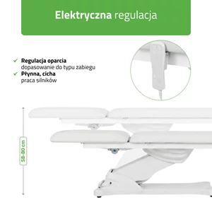 Łóżko elektryczne kosmetyczne Camilla ERGO 2