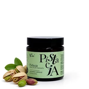 Świeca do masażu VCee - PISTACJA (80 g)