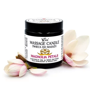 Naturalna świeca do masażu - KWIAT MAGNOLII