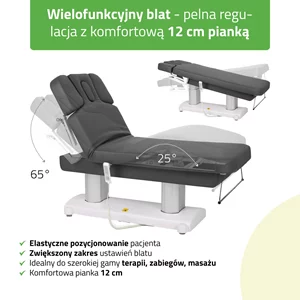 Łóżko do masażu elektryczne - Gemini Flex