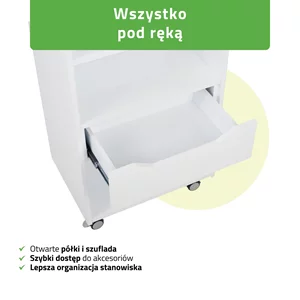 Szafka pomocnik kosmetyczny na kółkach - Ario