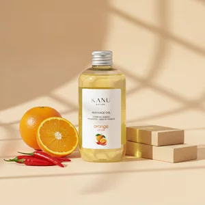 Olejek do masażu: Kanu - Pomarańcza z Chilli (200 ml.)