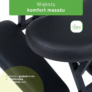 Krzesło do masażu - Flexo (czarne)